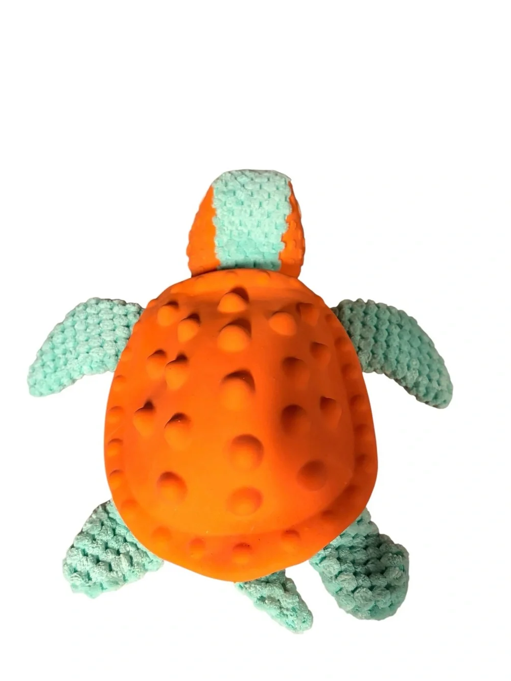 NEW- Orange & Mint Turtle Reptile Chew Toy - Pet Enrichment